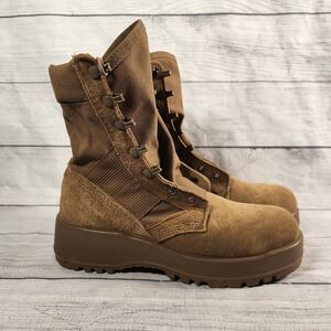 Army Combat Boots Hot Weather Coyote Brown Vibram Mens 6 XW SPE1C1-17-D-1004